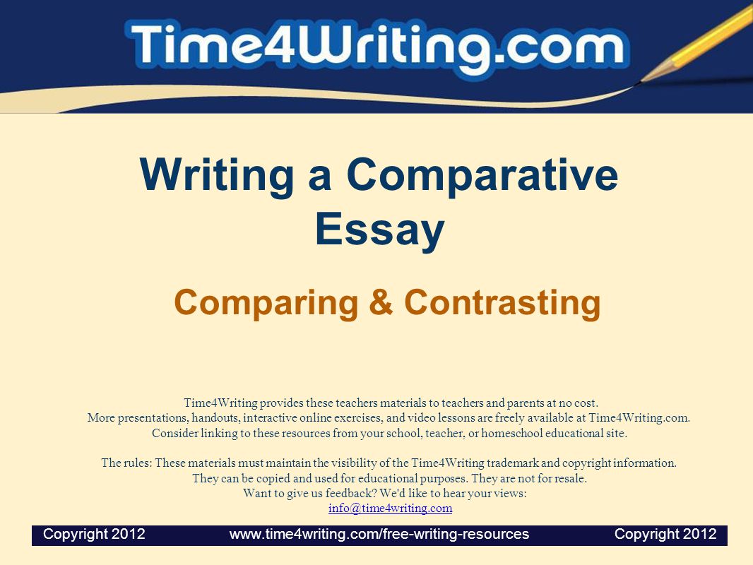 An Exhaustive List of Interesting Compare and Contrast Essay Topics